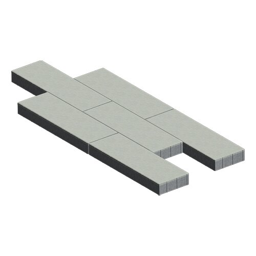 Прямоугольник 900х300х80мм, микрофаска, белый, гладкая